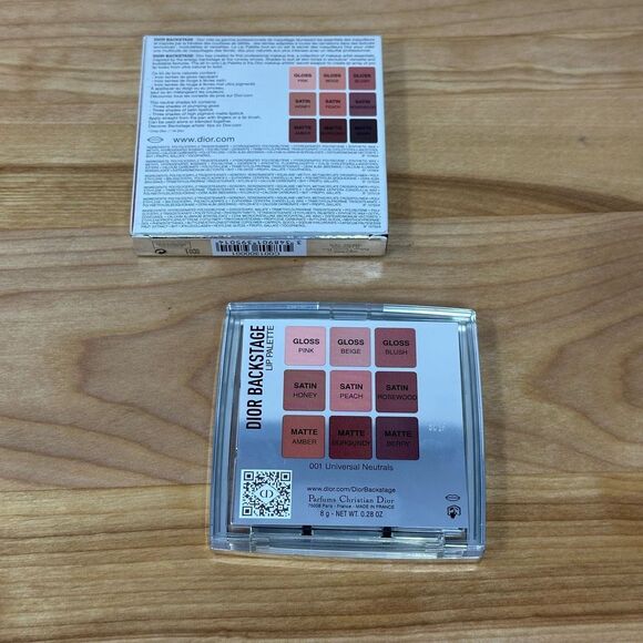 Dior Backstage Lip Palette in 001 Universal Neutrals - Matte, Glossy Satin NEW - Picture 5 of 5